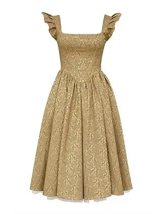Norma Kamali HOUSE OF CB ALESSANDRA MIDI DRESS Gold Size 10 photo 4