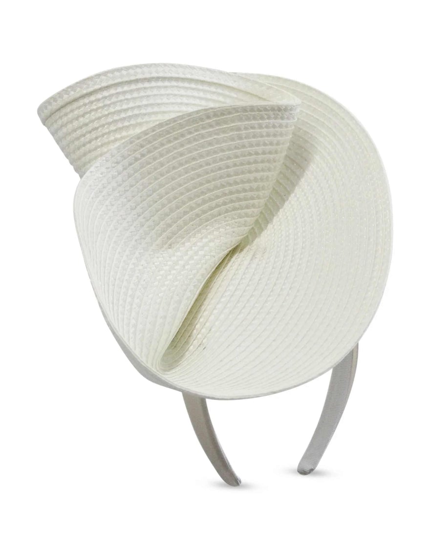 Morgan & Taylor Alexia Fascinator, White photo 3