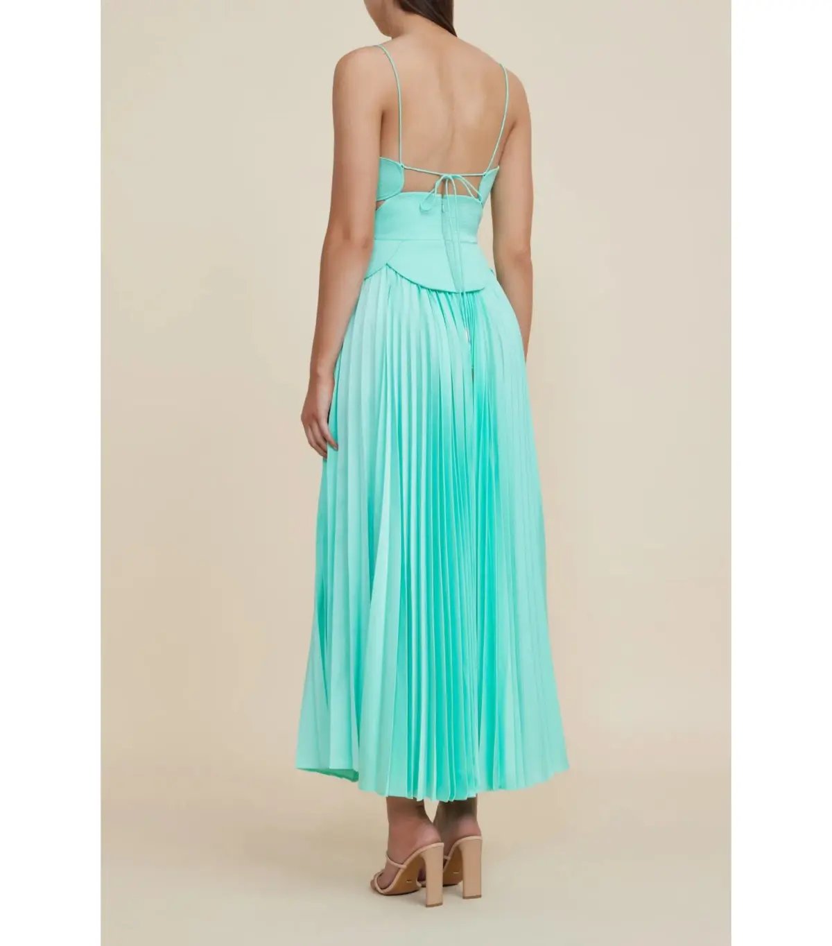 Acler Atholton Midi Dress in Arctic Mint Size AU 10 photo 3