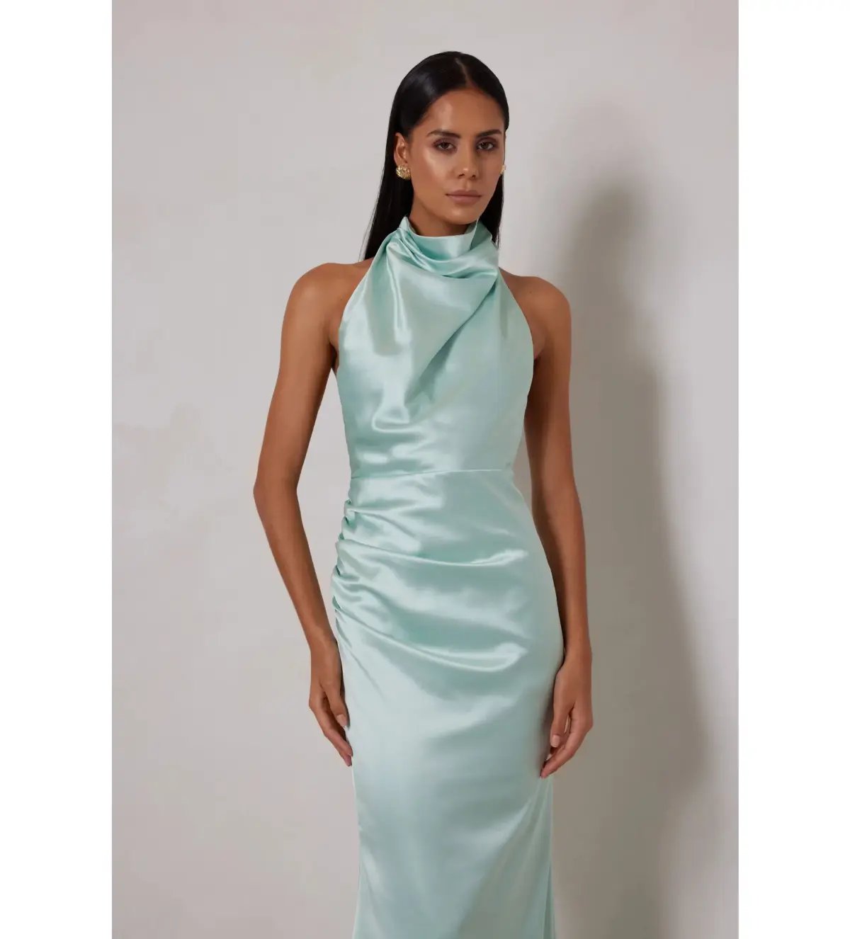 Elle Zeitoune Yvette Maxi Dress Spearmint Size 10 photo 2
