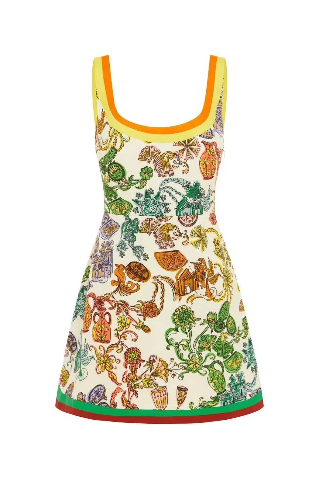 Alemias Fiesta Mini Dress Print Size 12 photo 5