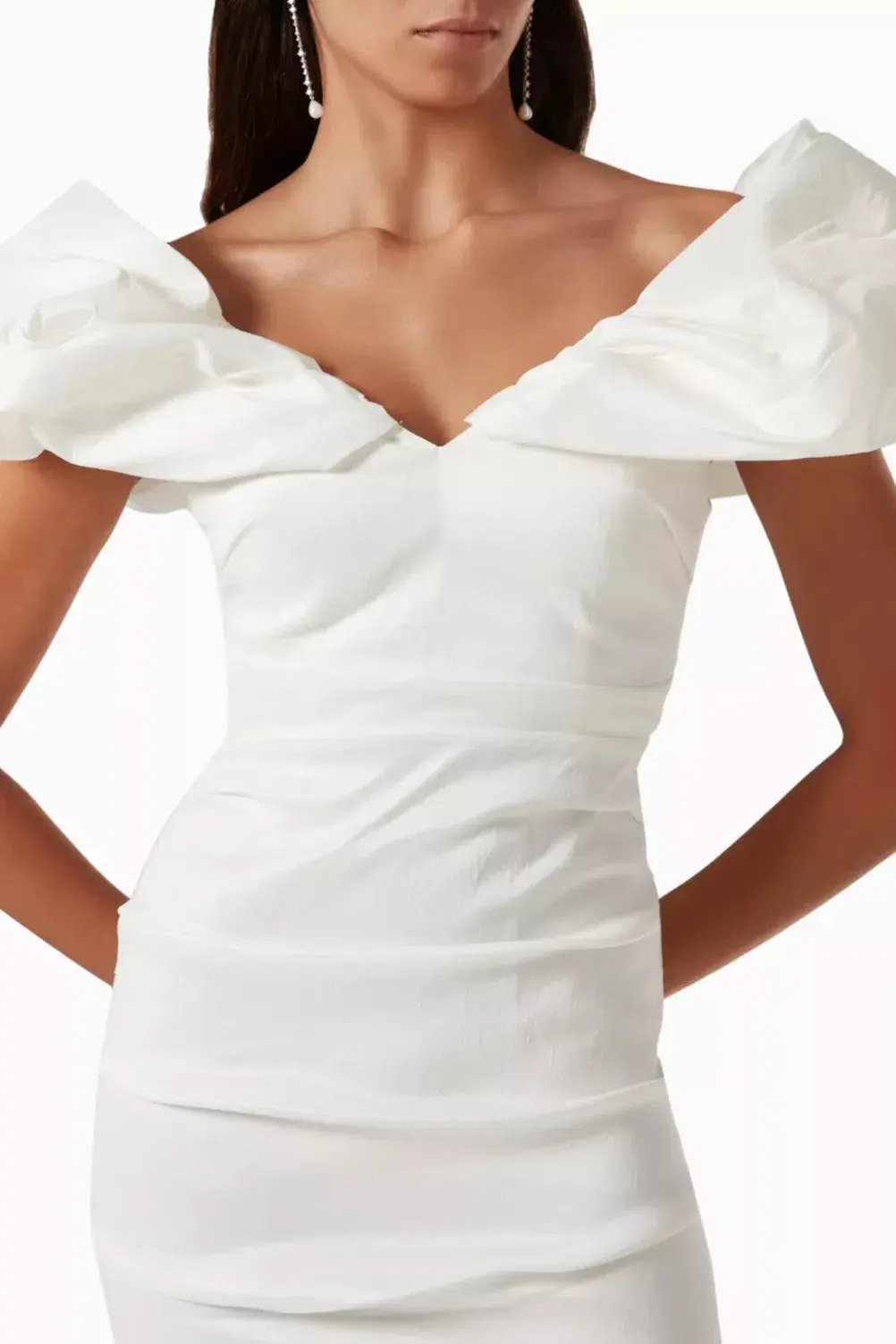 Rachel Gilbert Frey Dress White Size 0/AU6 photo 5