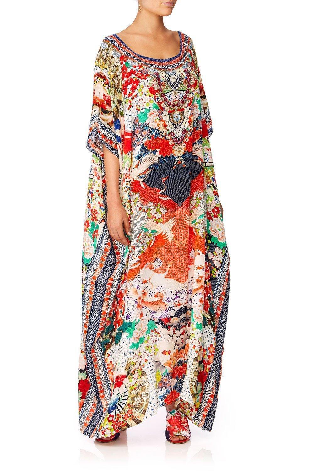 Camilla Geisha Girl Round Neck Kaftan One Size photo 11