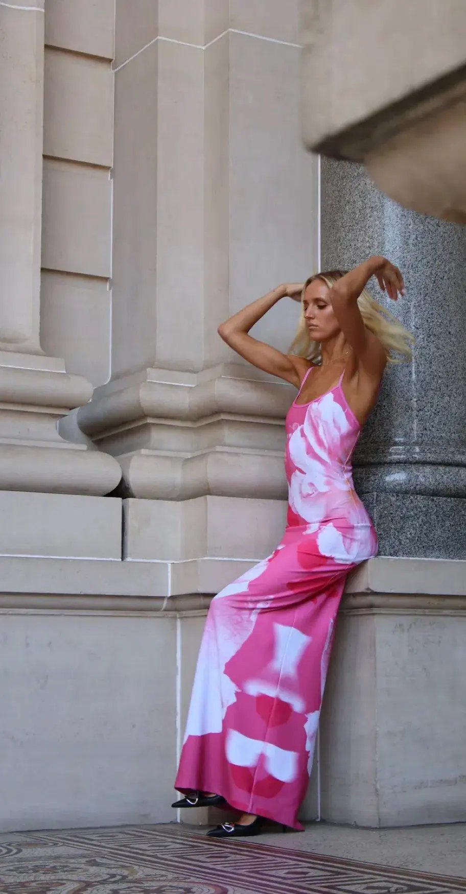 With Harper Lu Valentina Slip Dress Pink Size 6 photo 3