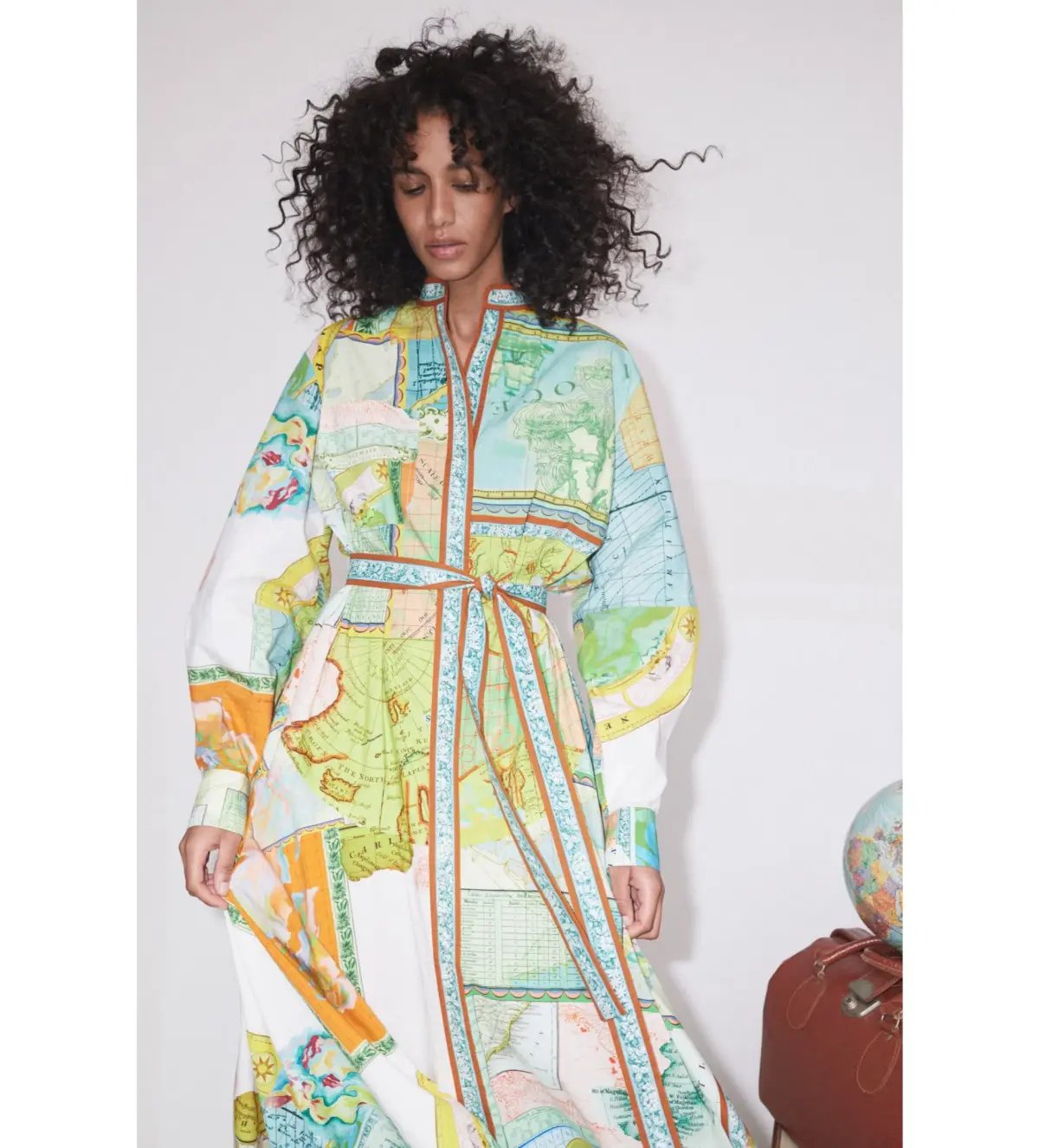 Alemais Atlas Shirtdress Print Size AU 16 photo 2
