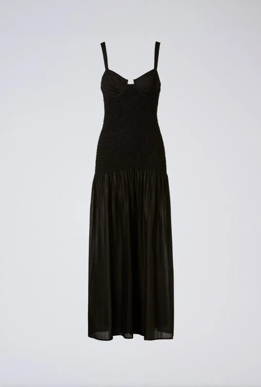 Scanlan Theodore Black Cotton Bralette Dress Size 8 photo 7