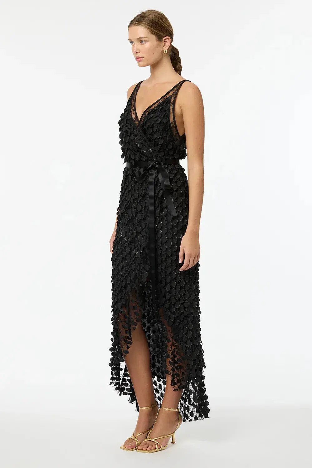 Manning Cartell Supreme Extreme Wrap Dress Black  Size 10 photo 3