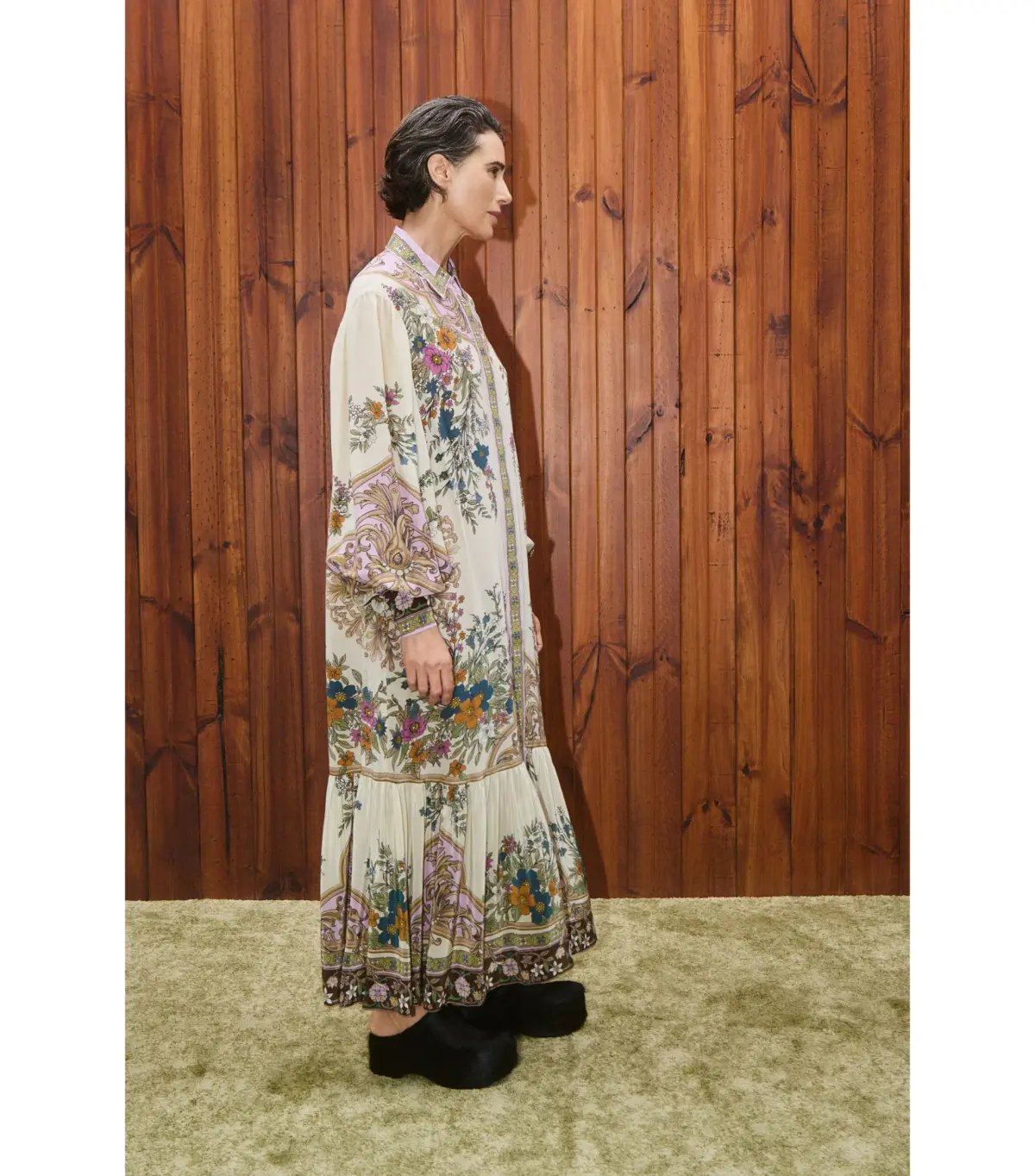 Alémais Antoinette Maxi Shirtdress Print Size AU 6 photo 2