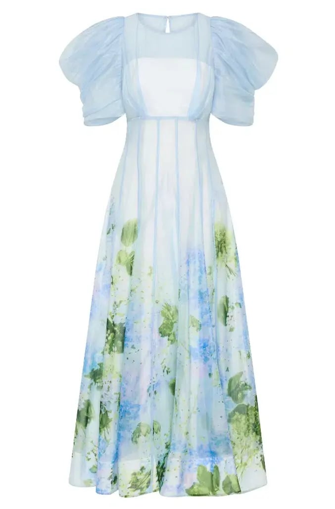 Aje Clementine Midi Dress Floral Size 10 photo 7