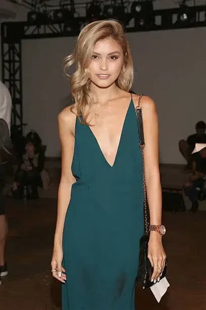 Dion Lee Fine Line Cami Slip Dress in Emerald Size 6 photo 3
