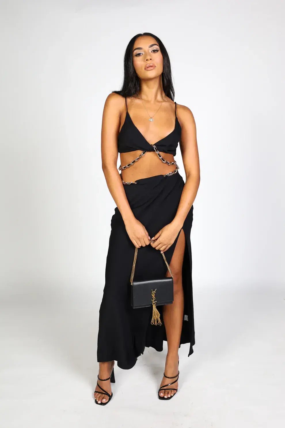 Bec & Bridge Modern Romance Maxi Skirt & Crop Set Size 8 photo 2