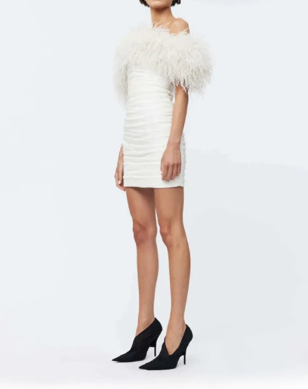 Rachel Gilbert Zion Mini Dress Ivory Size 0 / AU 6 photo 3