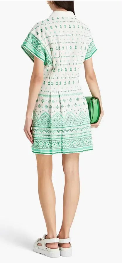 Maje Guipure Dress Print Size 38/AU 10 photo 2