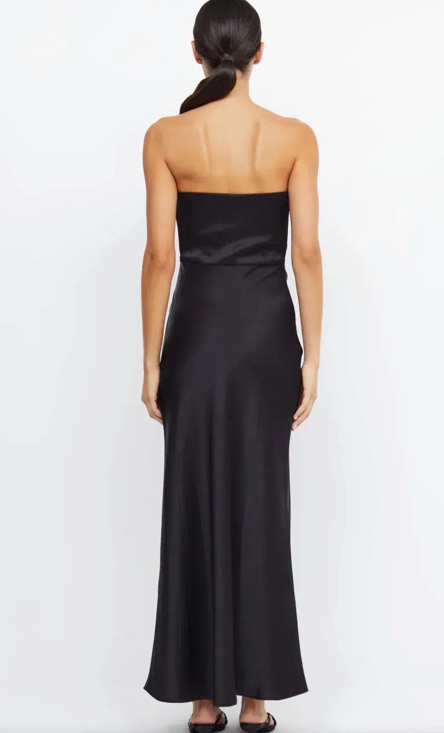 Dreamer Strapless Black Maxi dress size 10 photo 2