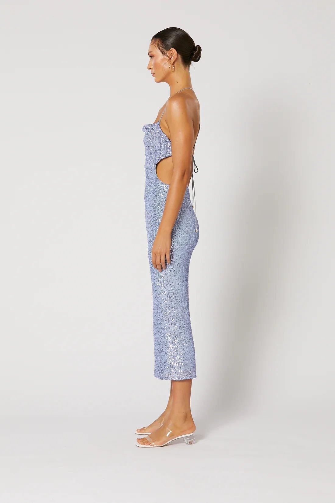 WINONA MARINI MIDI DRESS - BLUE photo 8