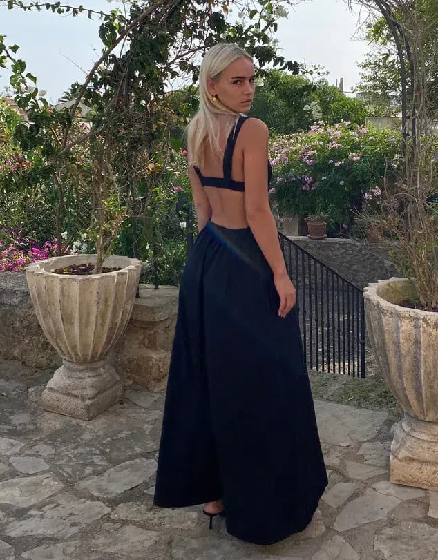 Hansen and Gretel Paros Dress Black Size 8 photo 2