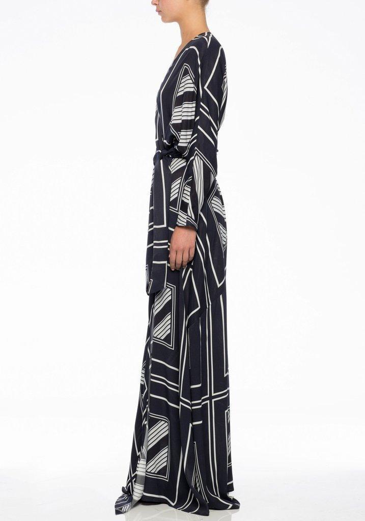 Viktoria Woods Atonement Dress Complex Print Size 1/Au 8 photo 3