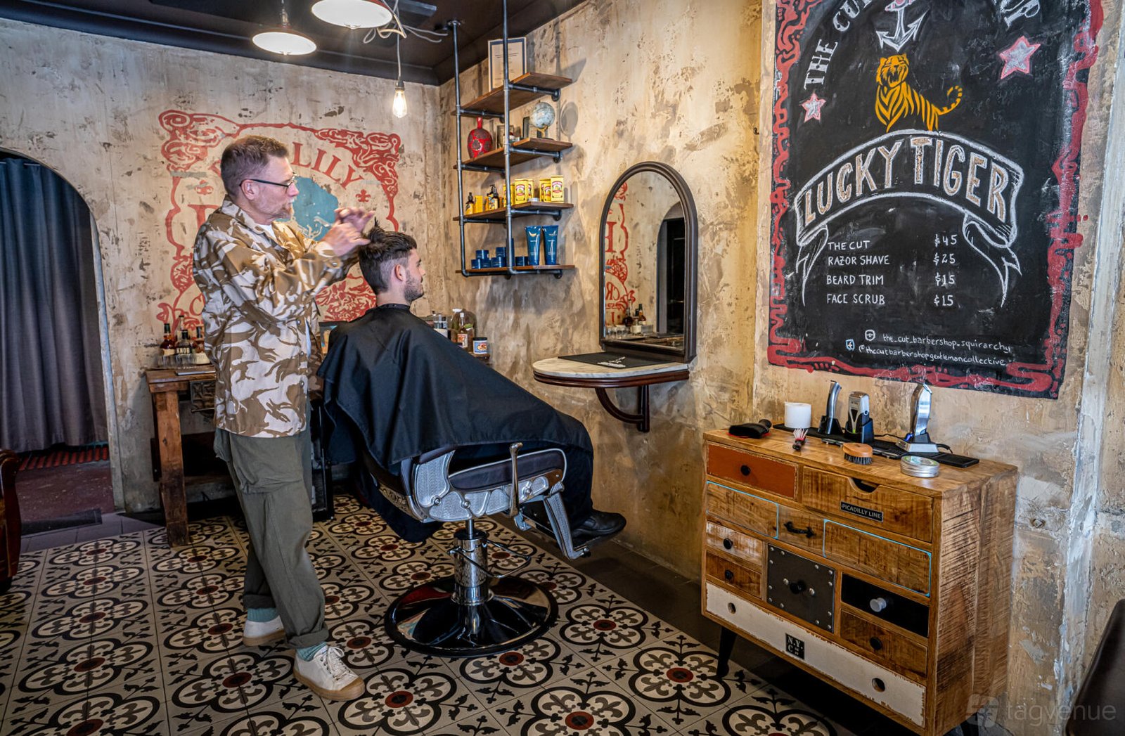 The Cut Barbershop at Red Lantern Restaurant & Private Dining Room photo 5