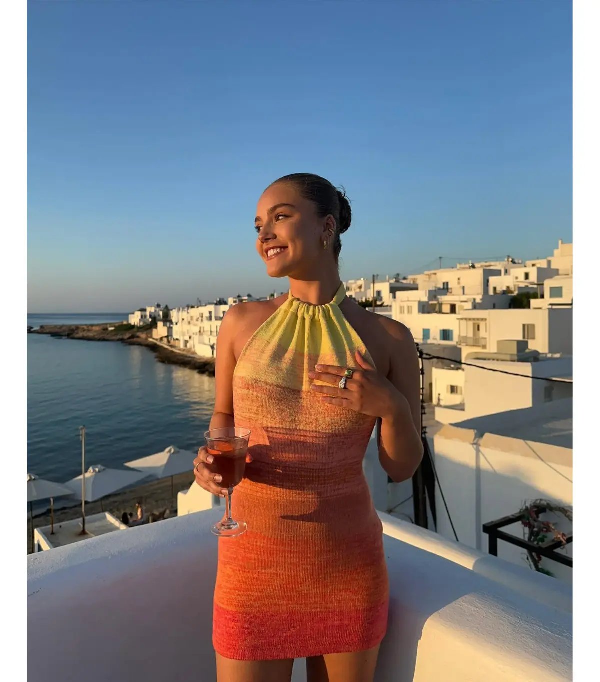 Bamba Swim Bounty Dress in Sunset Size S / AU 8 photo 2