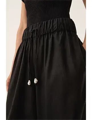 Aje Airlie Relaxed Pants in Black Size AU 8 photo 5