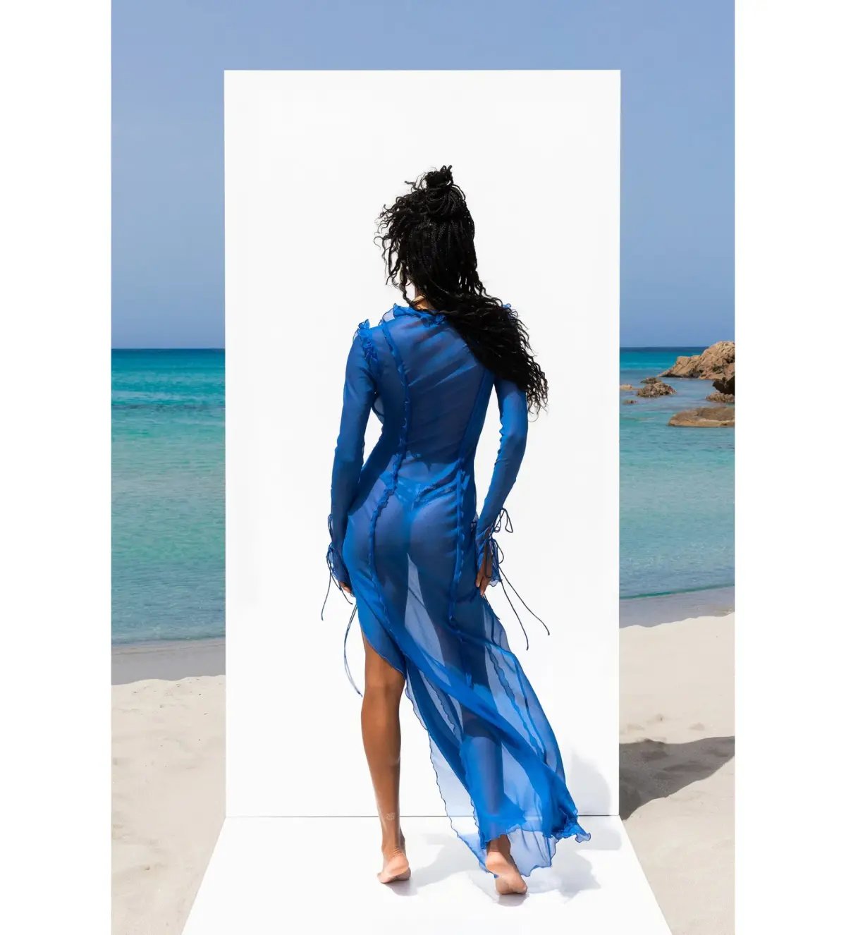 Rat & Boa Farretti Dress in Blue Size 8 photo 2