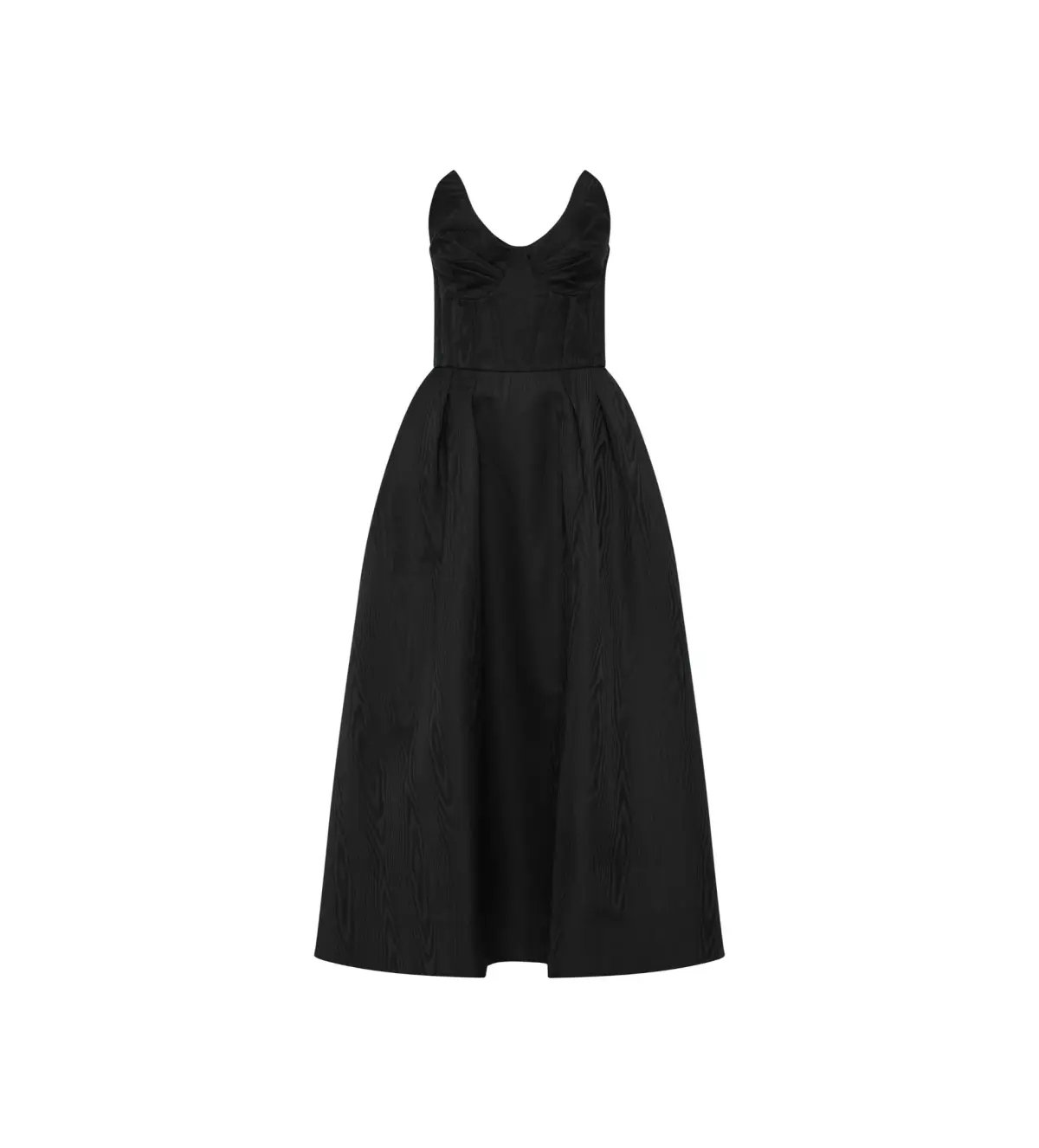 Rebecca Vallance Luiza Strapless Midi Dress Black Size AU 8 photo 6