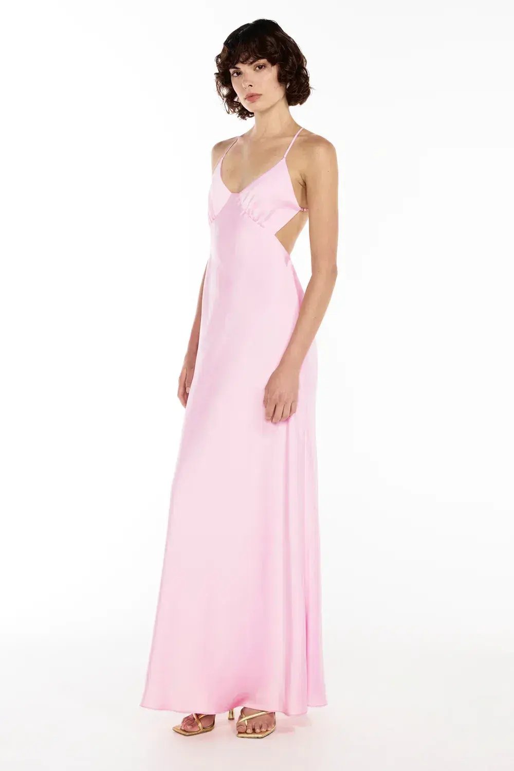 Manning Cartell Hydrangea Saturation Point Slip Dress in Pink Size 8 photo 2