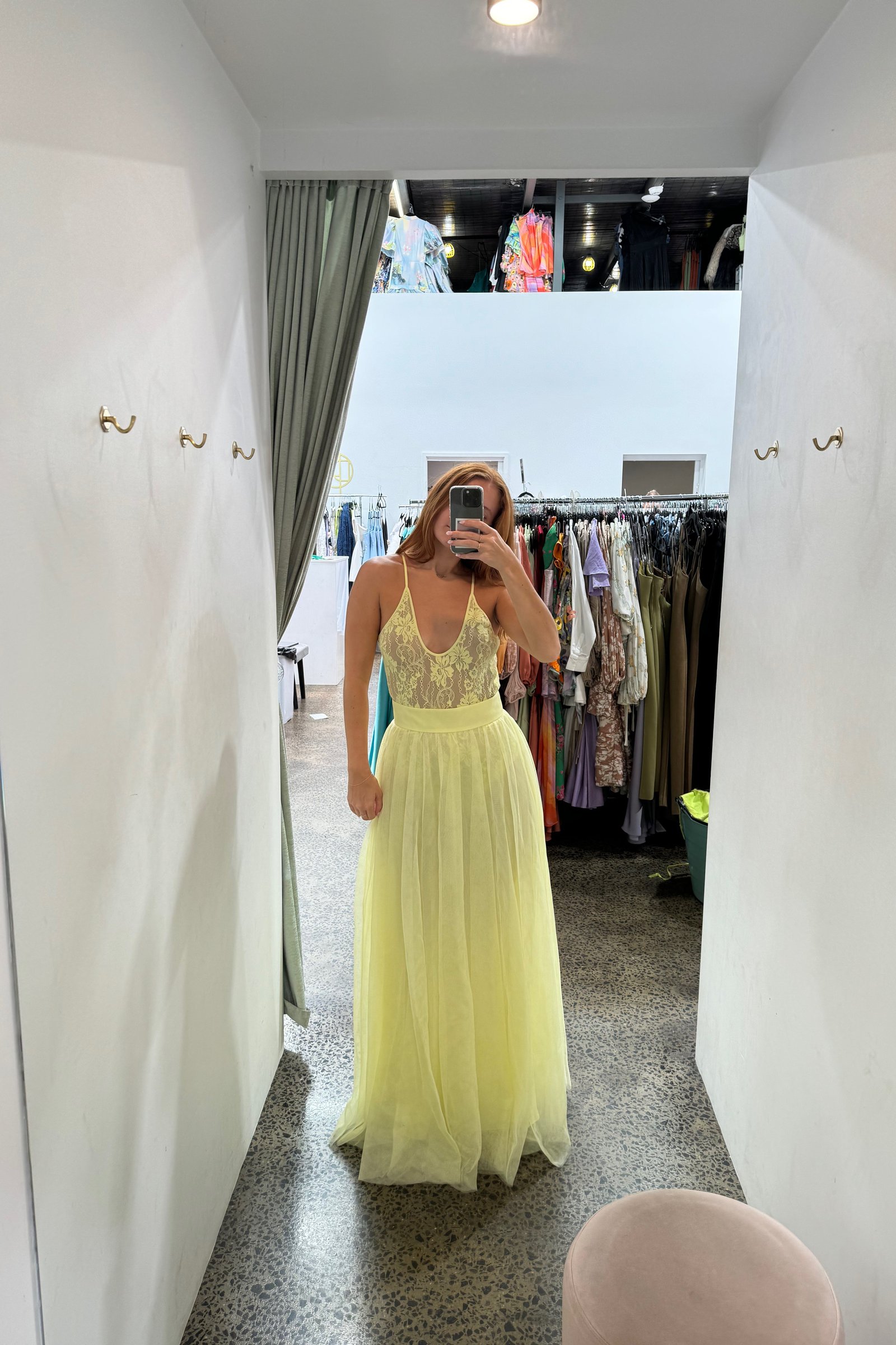 ZIMMERMANN SCOOP NECK BODYSUIT - LEMON photo 9
