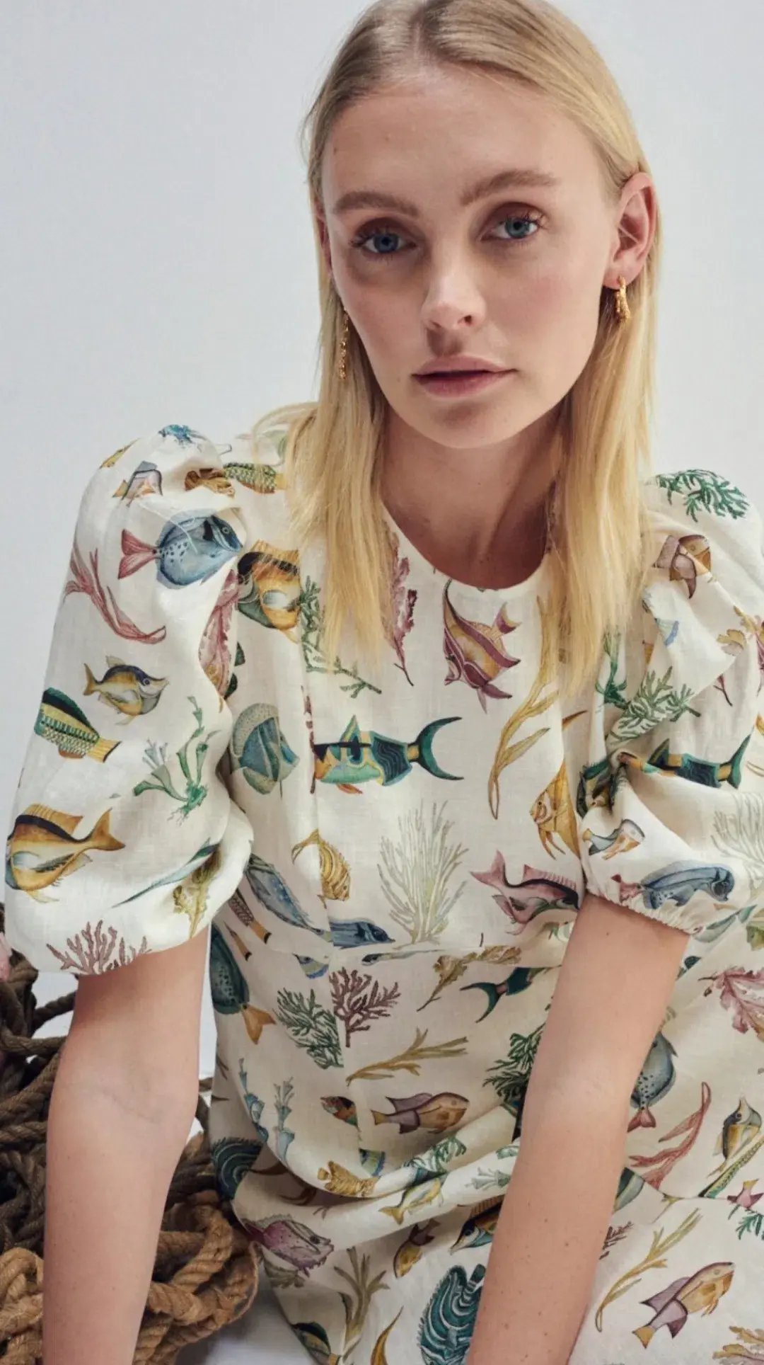 Alemais Wanda Midi Dress in Print Size 8 photo 2