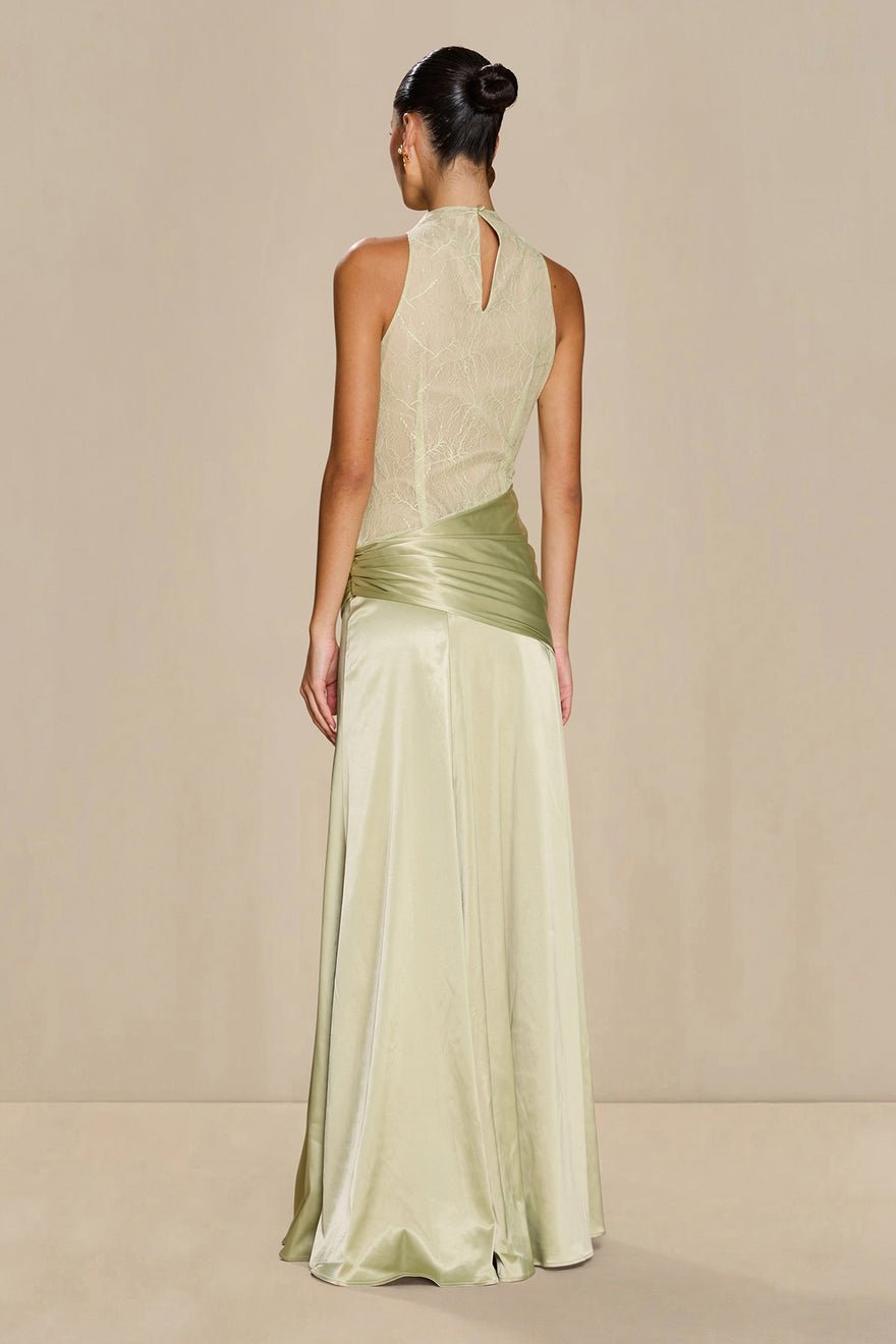 Sonya Dalia Gown Dress - Pistachio photo 2