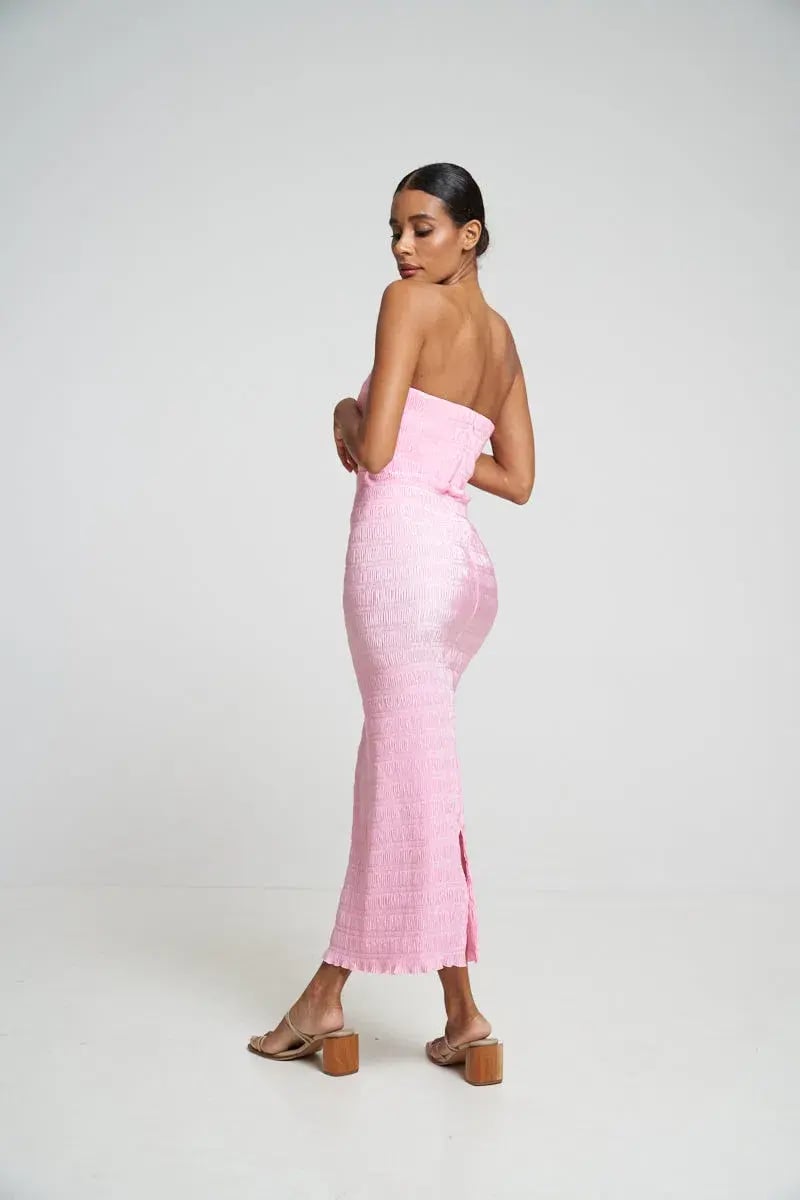 L'Idee Aurore Gown Pink Size 12 photo 2