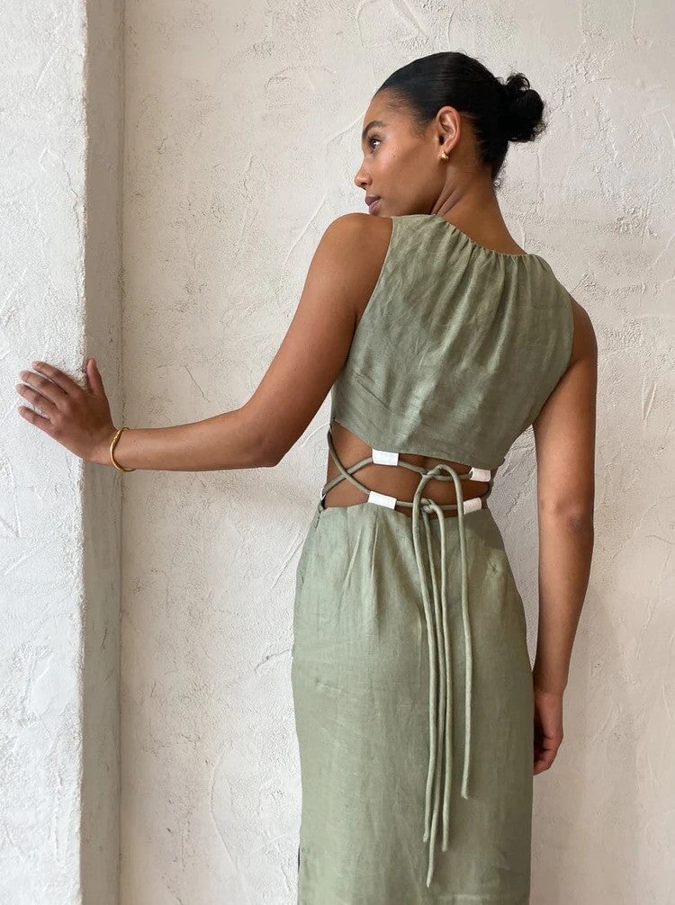Sir The Label Mayra Deconstructed Maxi Dress photo 2