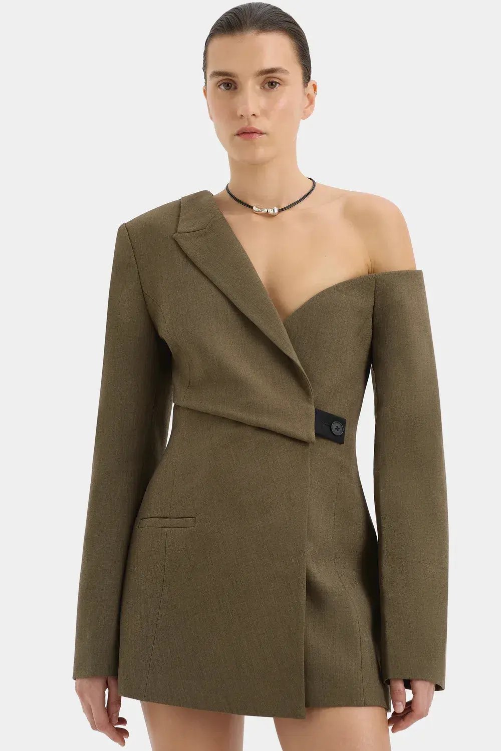 SIR the Label Sartoria Mini Dress Green Size 1 / AU 8 photo 4