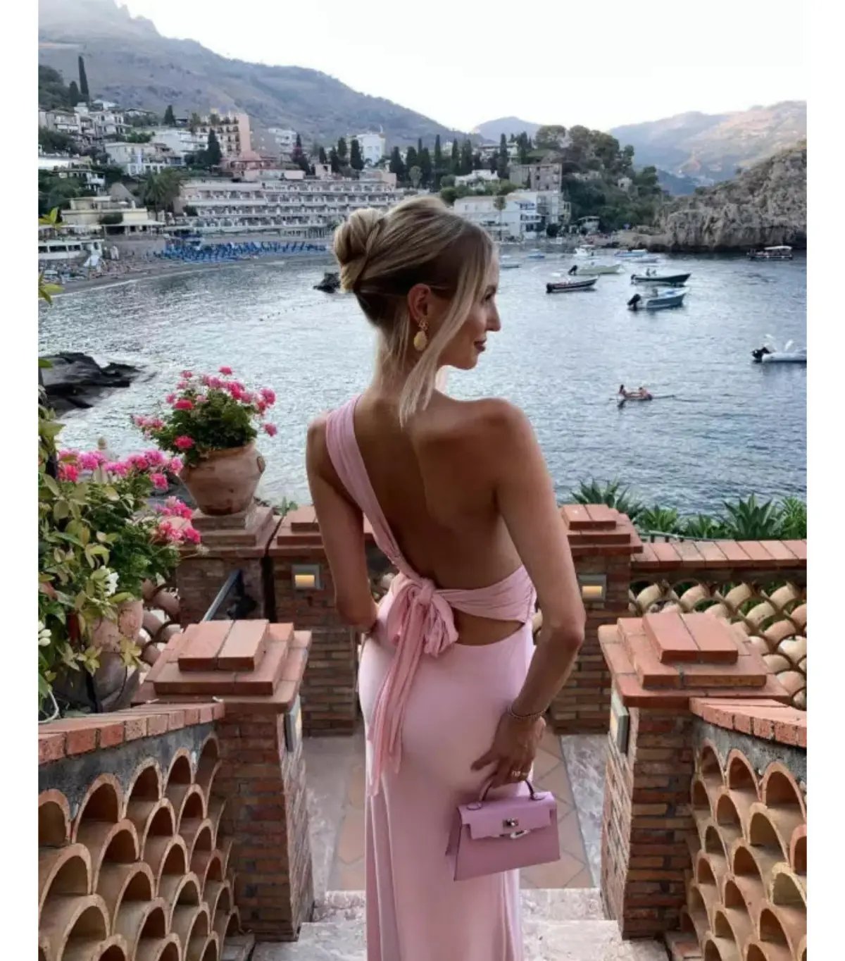 Natalie Rolt Fabienne Gown Blossom Pink Size 1 / AU 8-10 photo 4