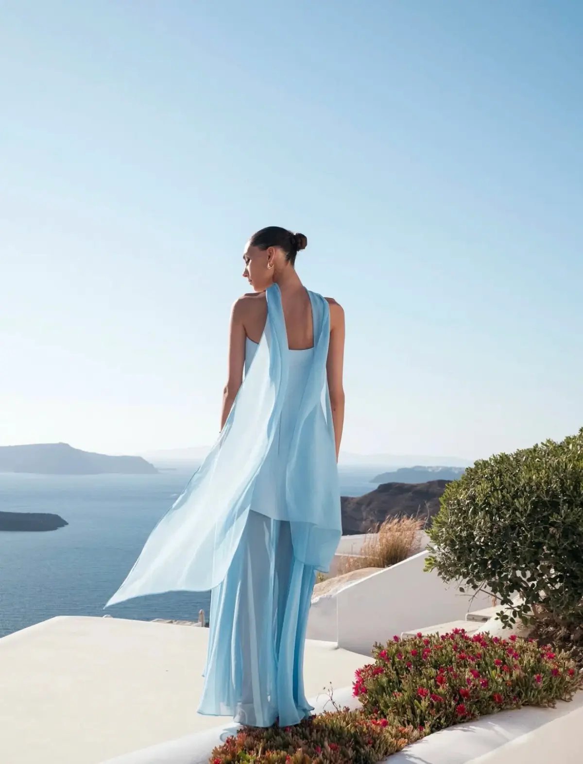 Matters Store Monaco Dress Sky Blue Size 10 photo 2