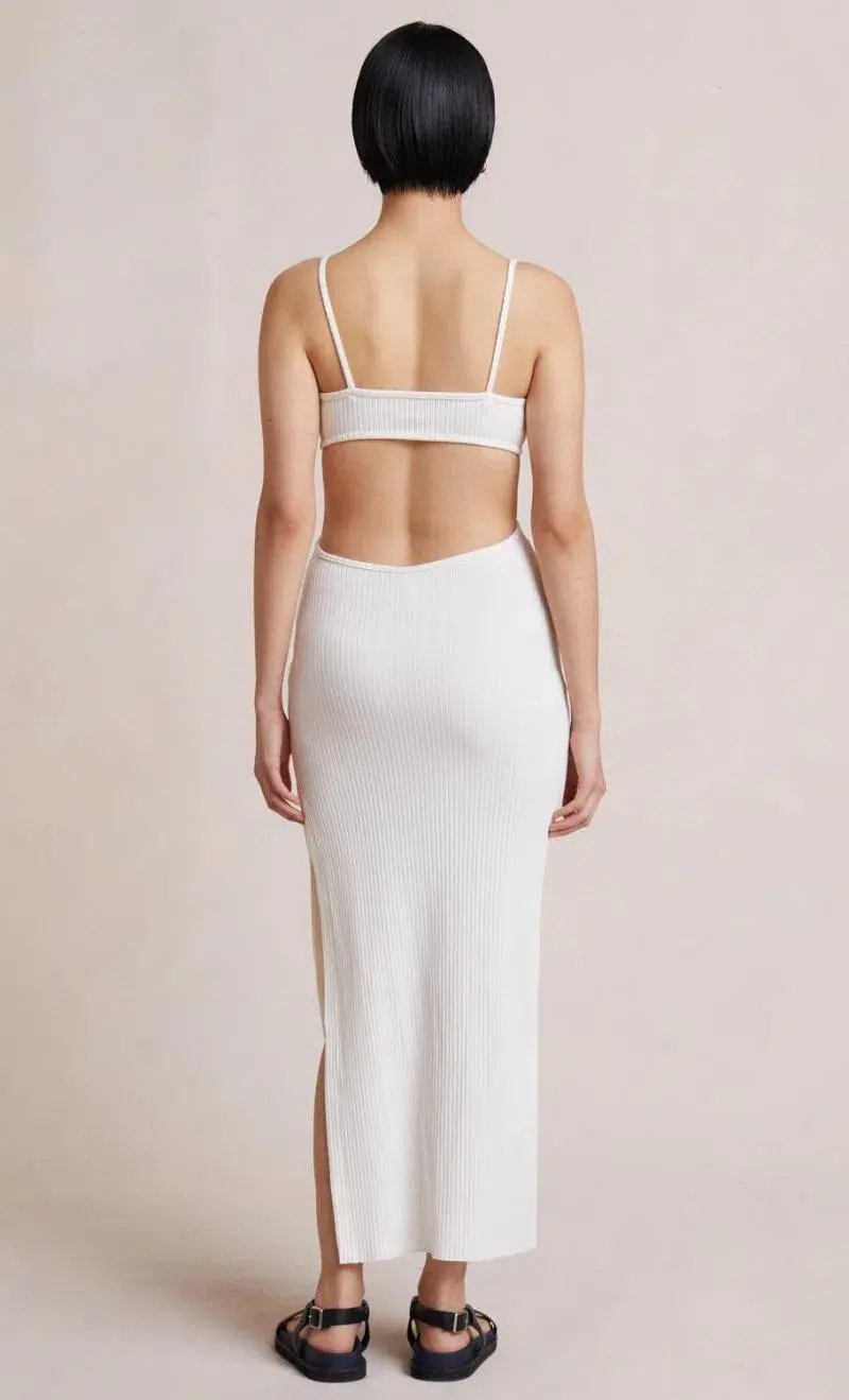 Bec & Bridge Selene V Maxi Dress Ivory Size 10 photo 5