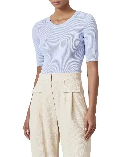 Bec & Bridge Astrid Knit Tee and Anika Pants Set Blue Size 10 photo 8