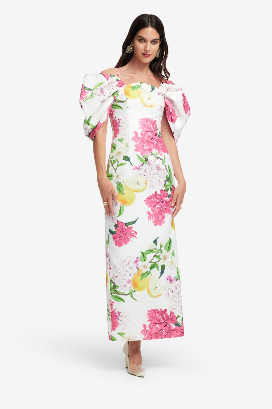 Leo Lin Arabella Maxi Dress - Floral Pear Print photo 3