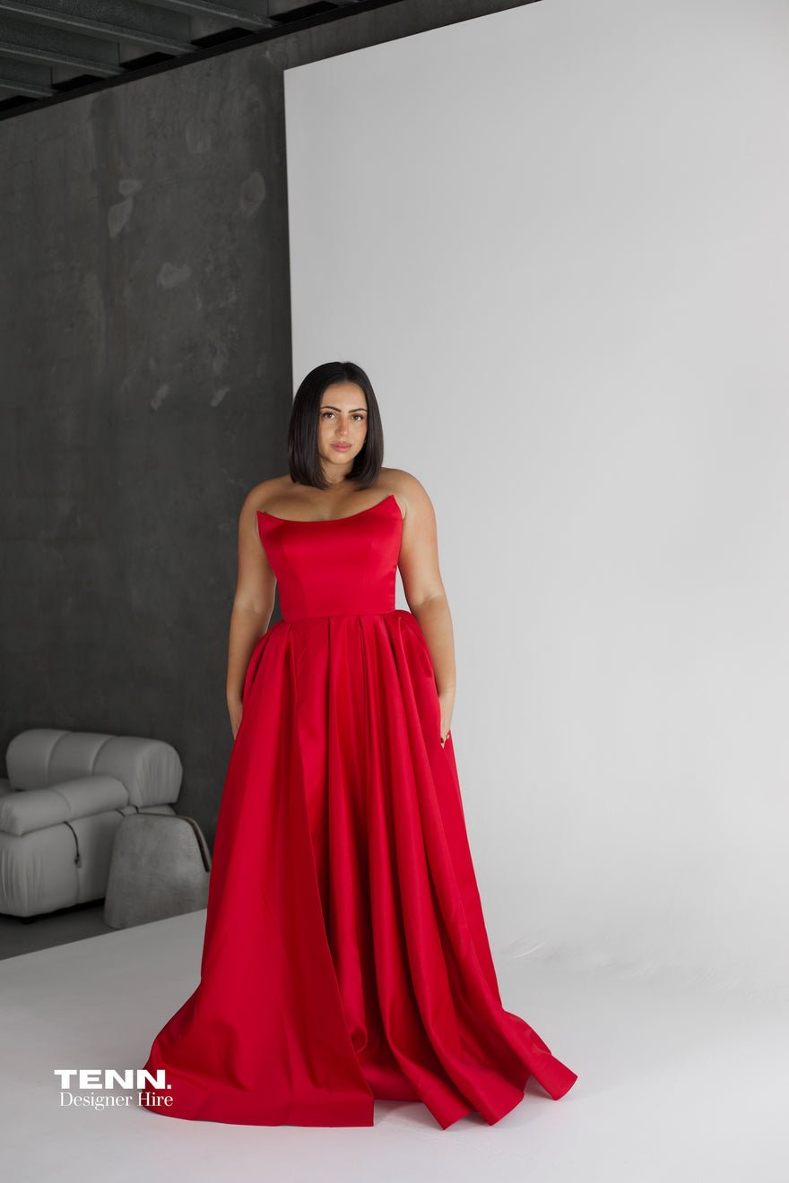 Lia Stublla Alessia Gown - Red photo 3