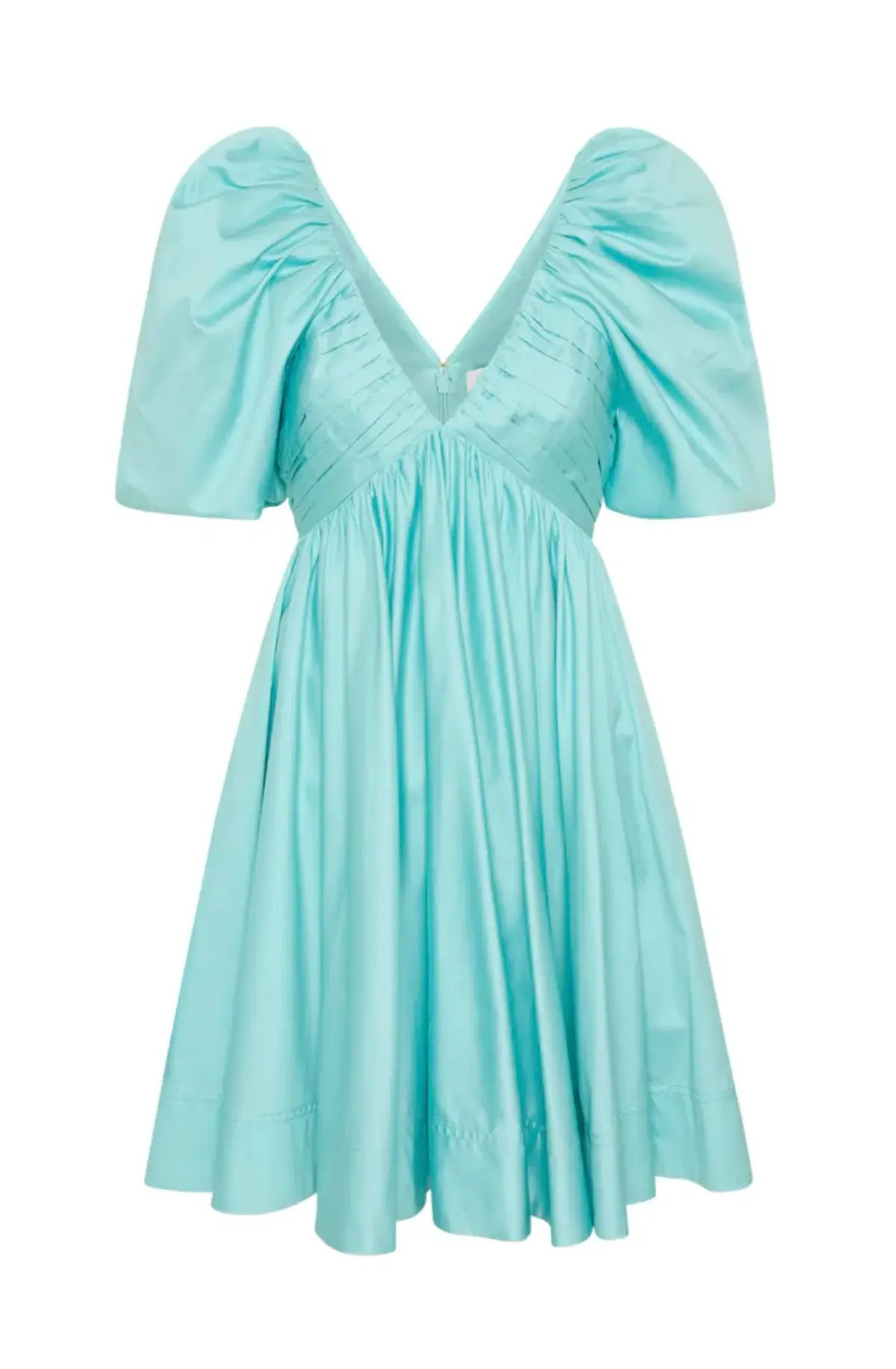 Aje   Gabrielle Plunge Mini Dress   Spearmint Blue   Size 8 / S photo 4
