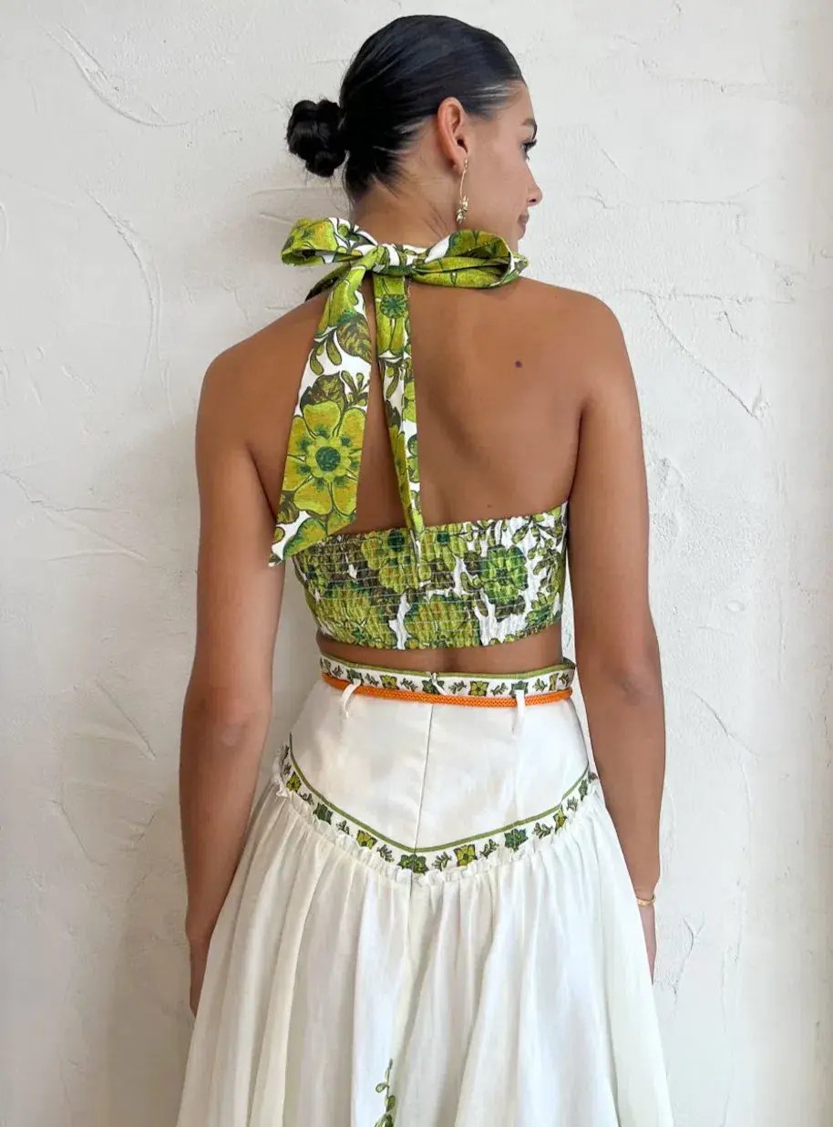 Alemais Wallis Bralette And Skirt Set Myrtle Size 8 photo 2
