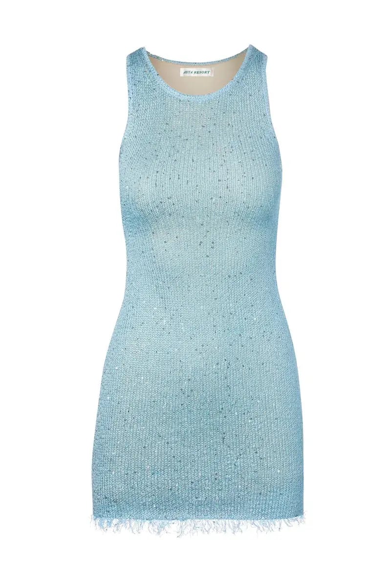 Asta Resort Natalia Mini Dress Baia Blue Size 6 photo 2