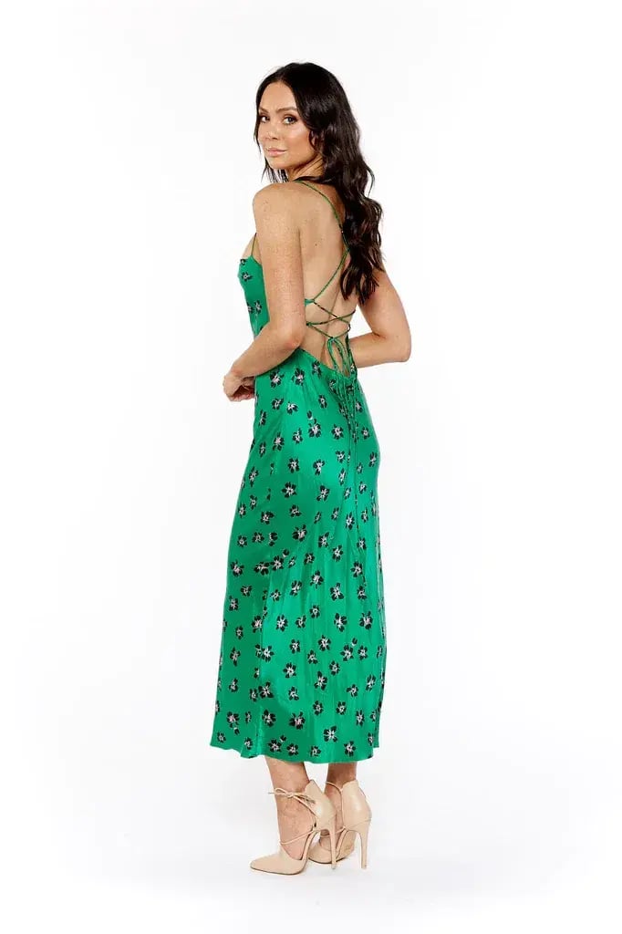 Bec & Bridge Tropicana Dress Green Floral Size 8 photo 2