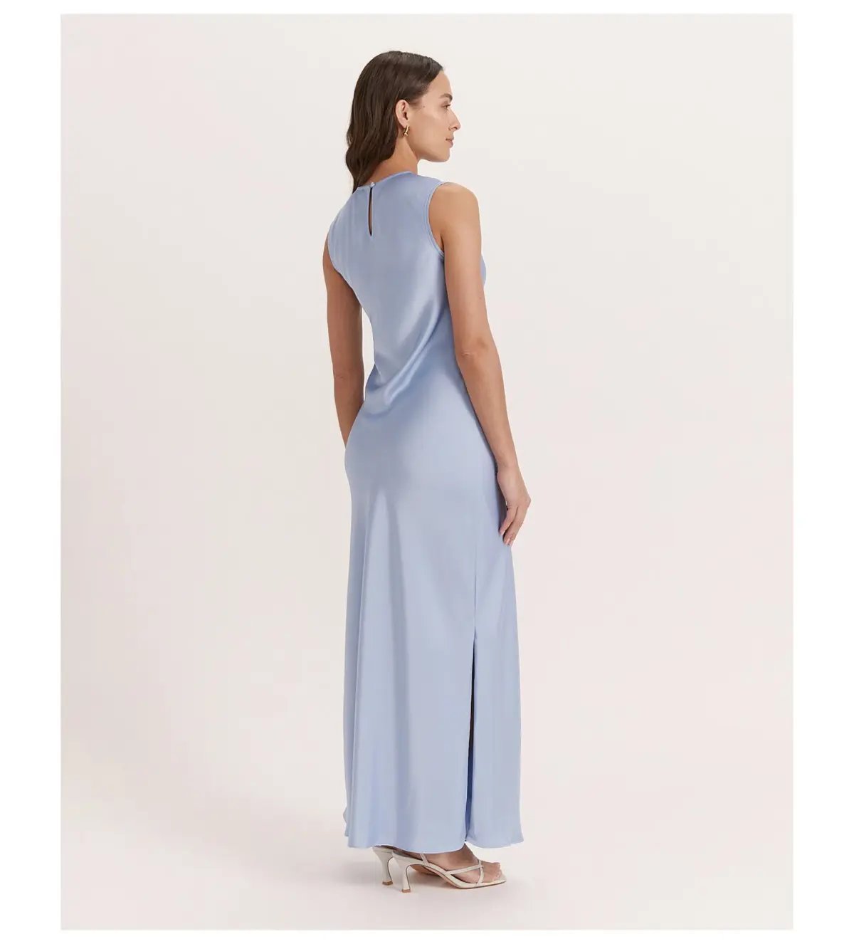 Saba Jayde Wrap Midi Dress in Blue Size AU 10 photo 3