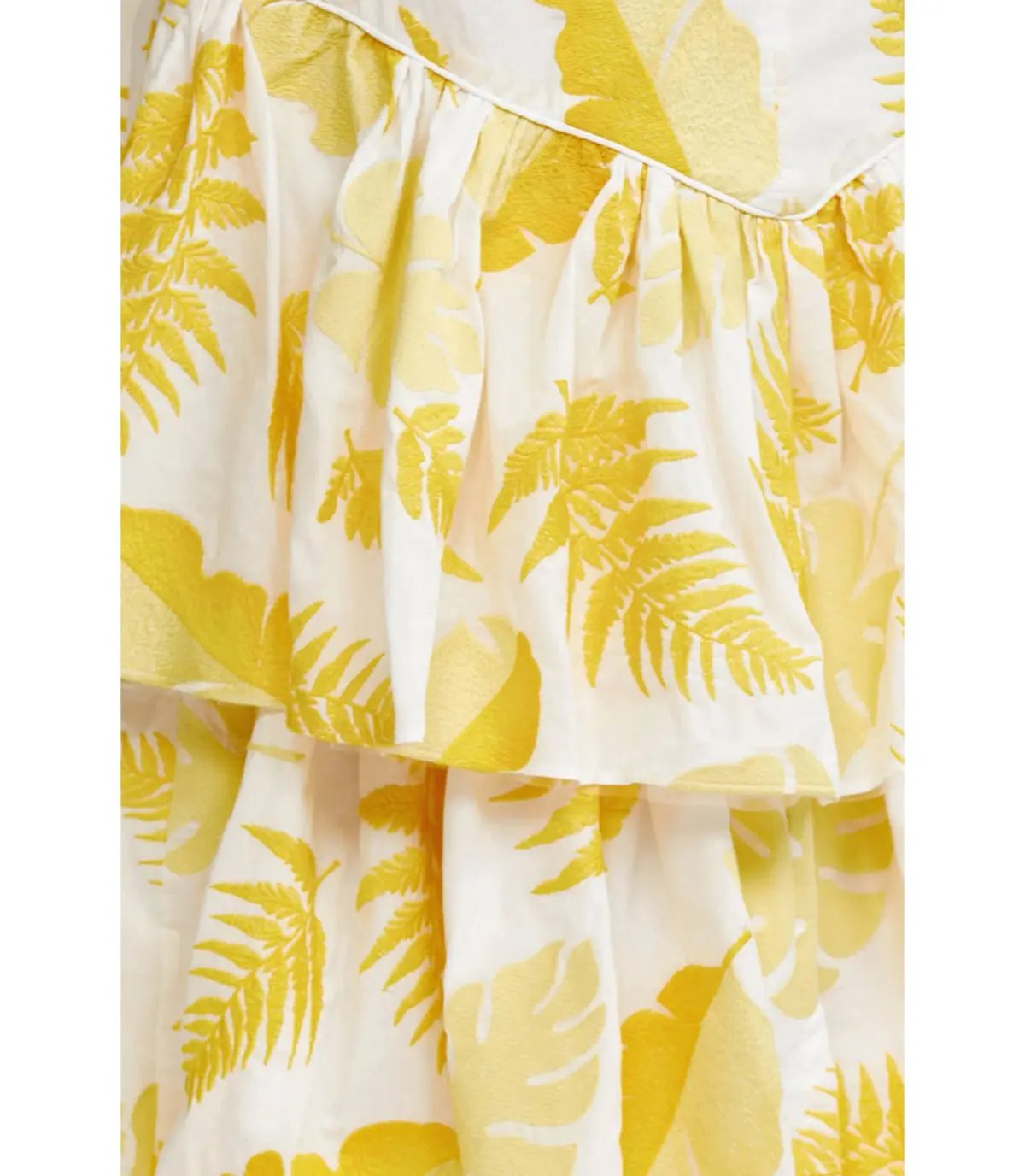 Acler Wray Dress Yellow Print Size 8 photo 6