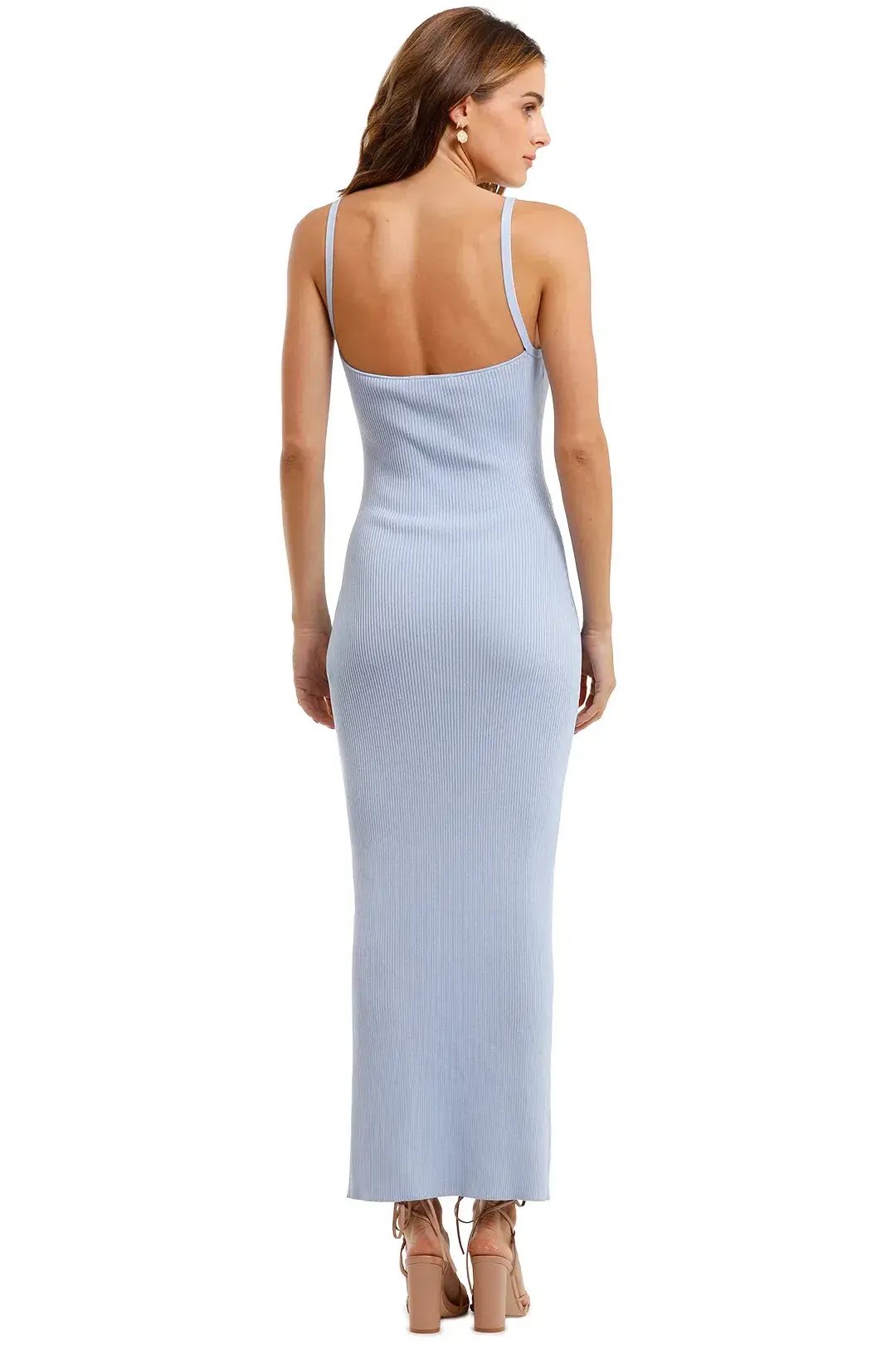 Bec & Bridge Lola Midi Dress Sky Blue Size 6 photo 4