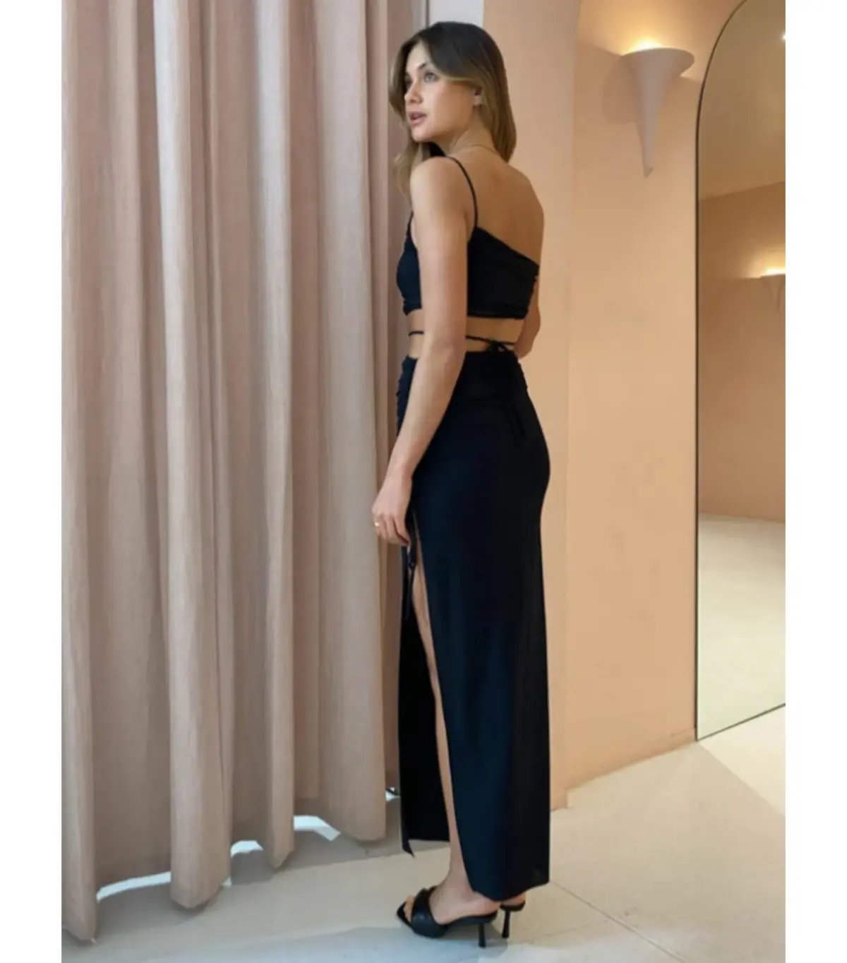 Bec & Bridge Dilkon Maxi Dress Black Size AU 10 photo 4