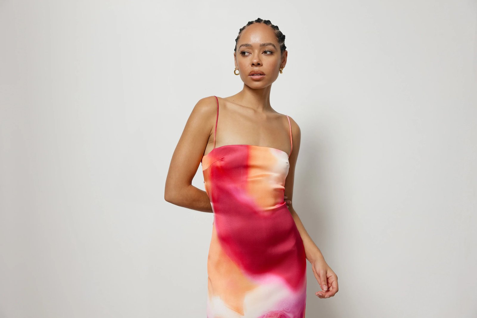 LEXI AQUARIUS DRESS - FUCHSIA LIQUIFY PRINT photo 3