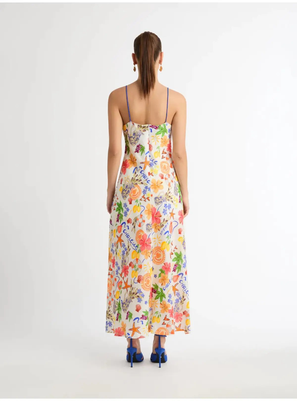 Sheike Summer Amour Linen Dress in Print Size AU 14 photo 3
