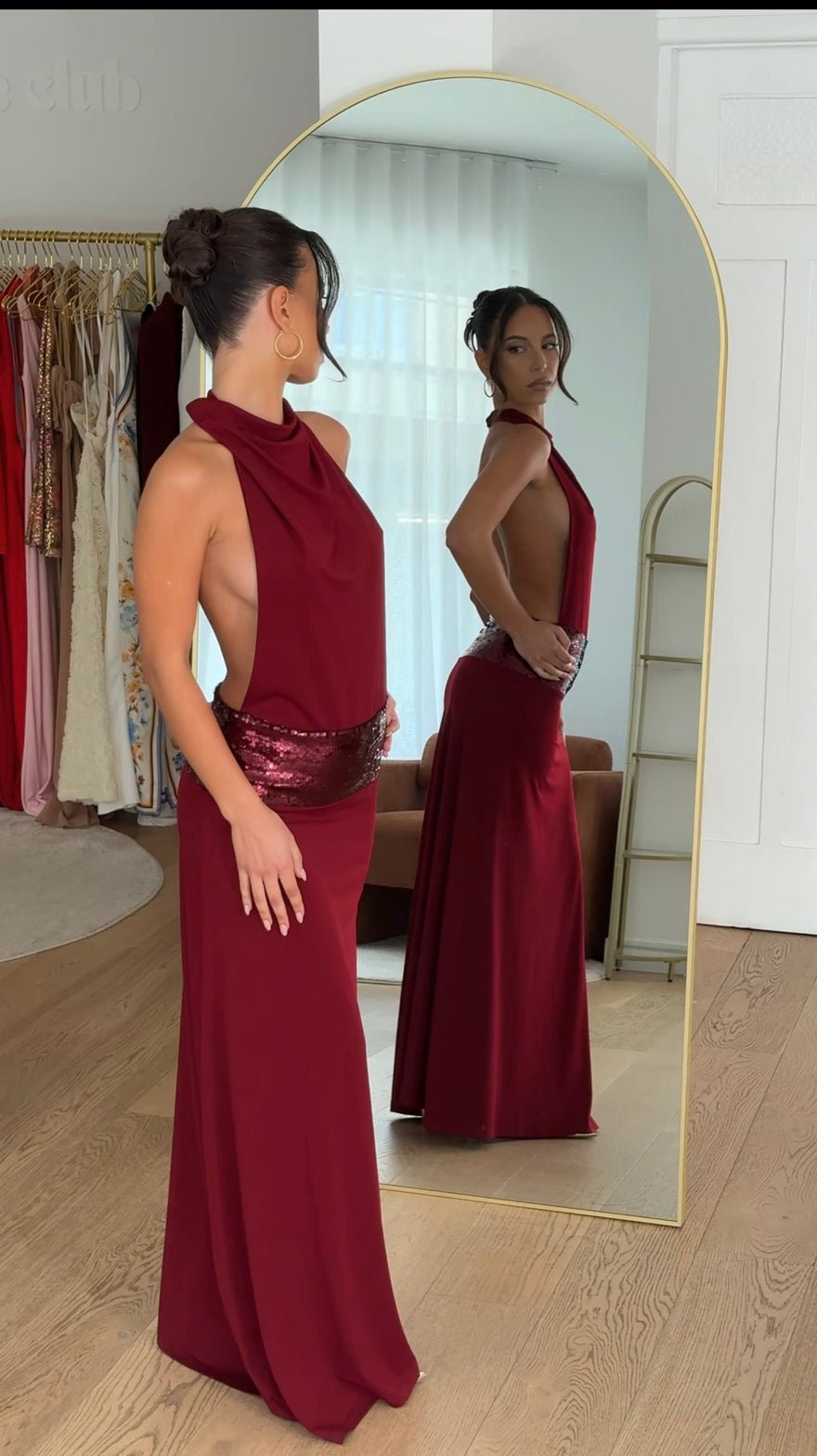 Ance Gria Adele Gown - Wine photo 3